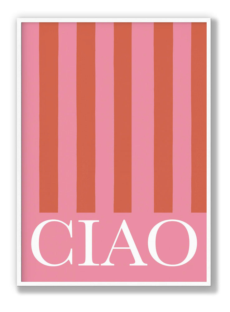 Ciao Stripes Plakat