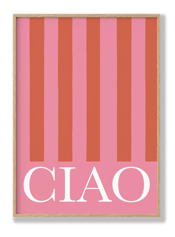 Ciao Stripes Plakat