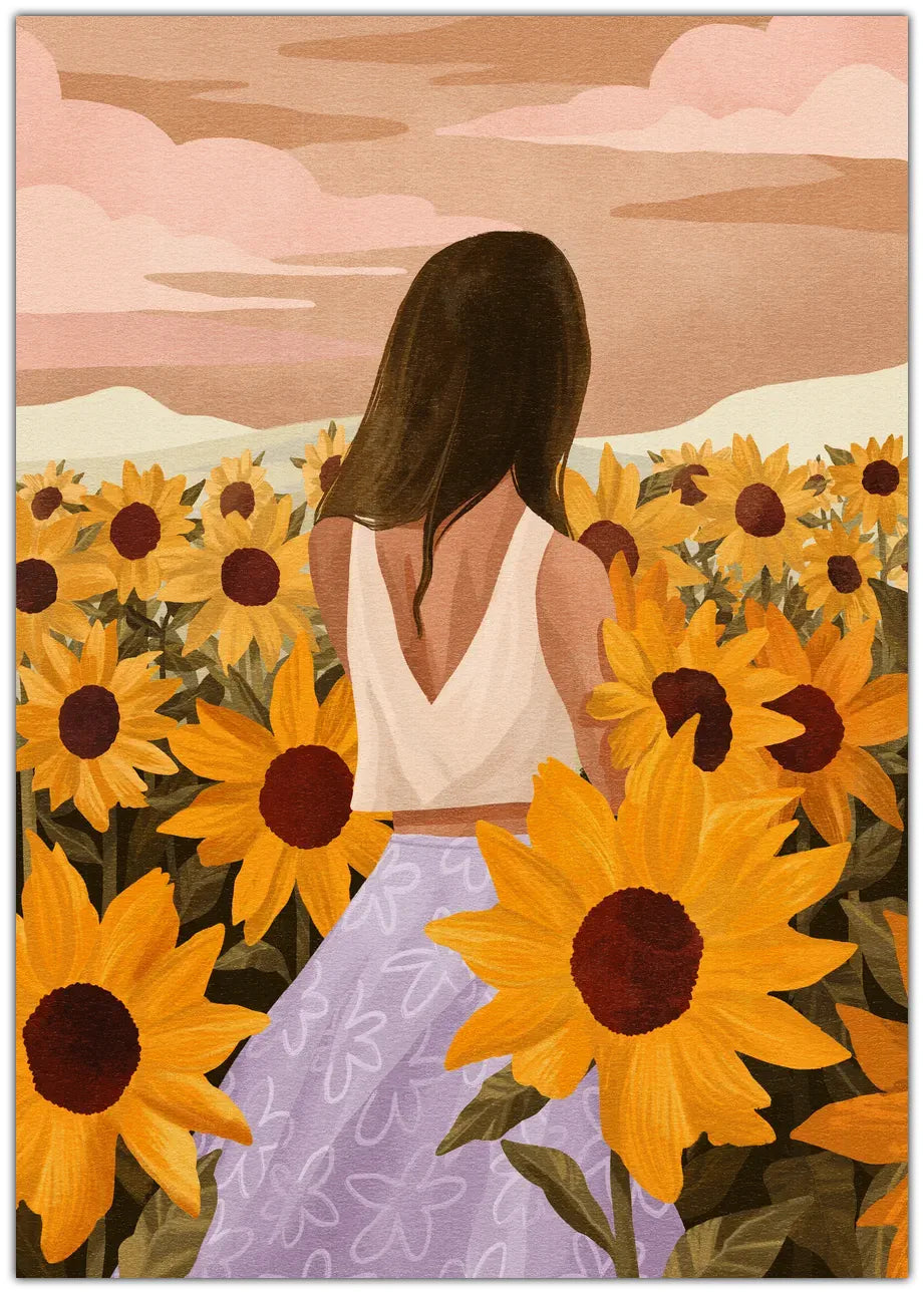 Sunflower Evenings Plakat