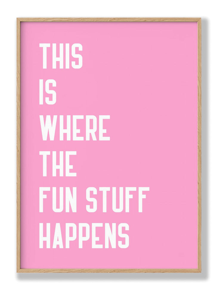 Where The Fun Stuff Happens Poster