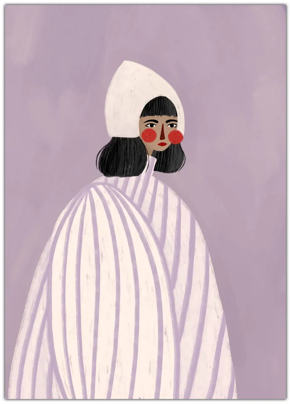 The Woman With the White Hat Plakat