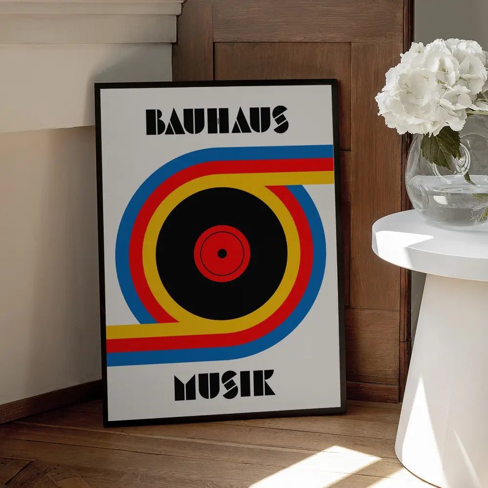 Bauhaus Musik Vinyl Plakat