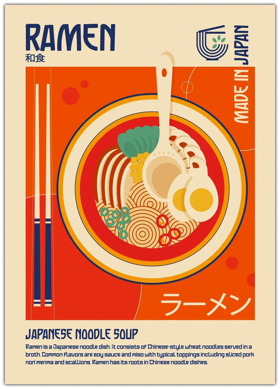 Ramen Japanese Food Plakat