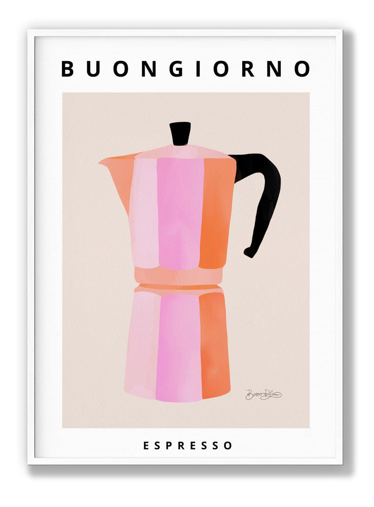 Guten Morgen Espresso Poster
