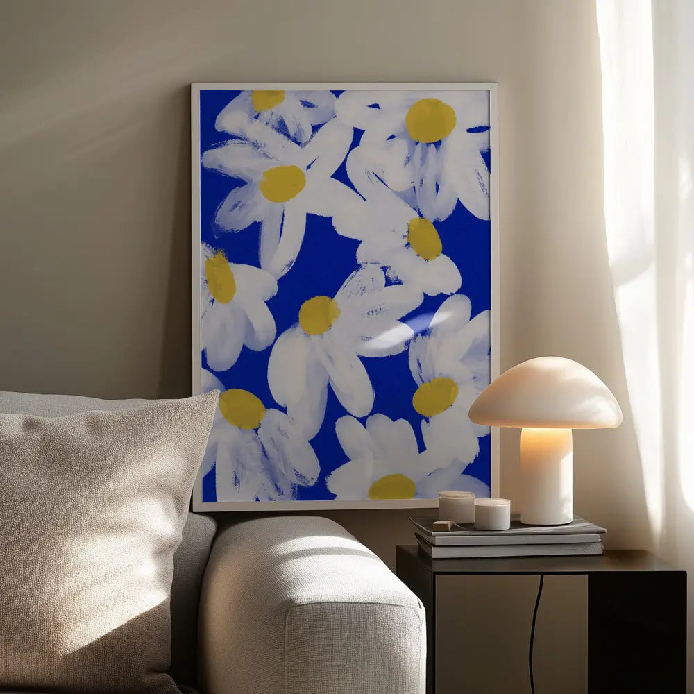 Floating Daisies Plakat