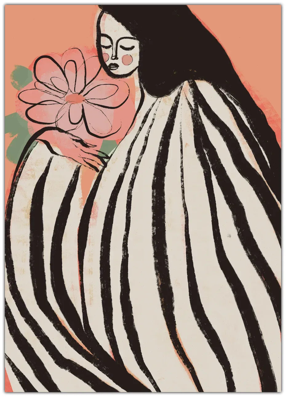 A Silent Moment (Peach) Plakat