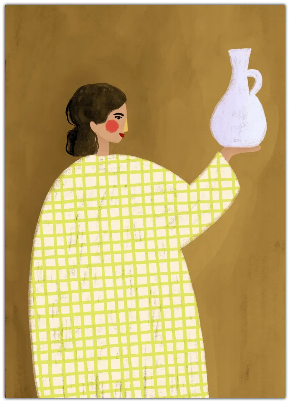 The Woman With Vase Plakat