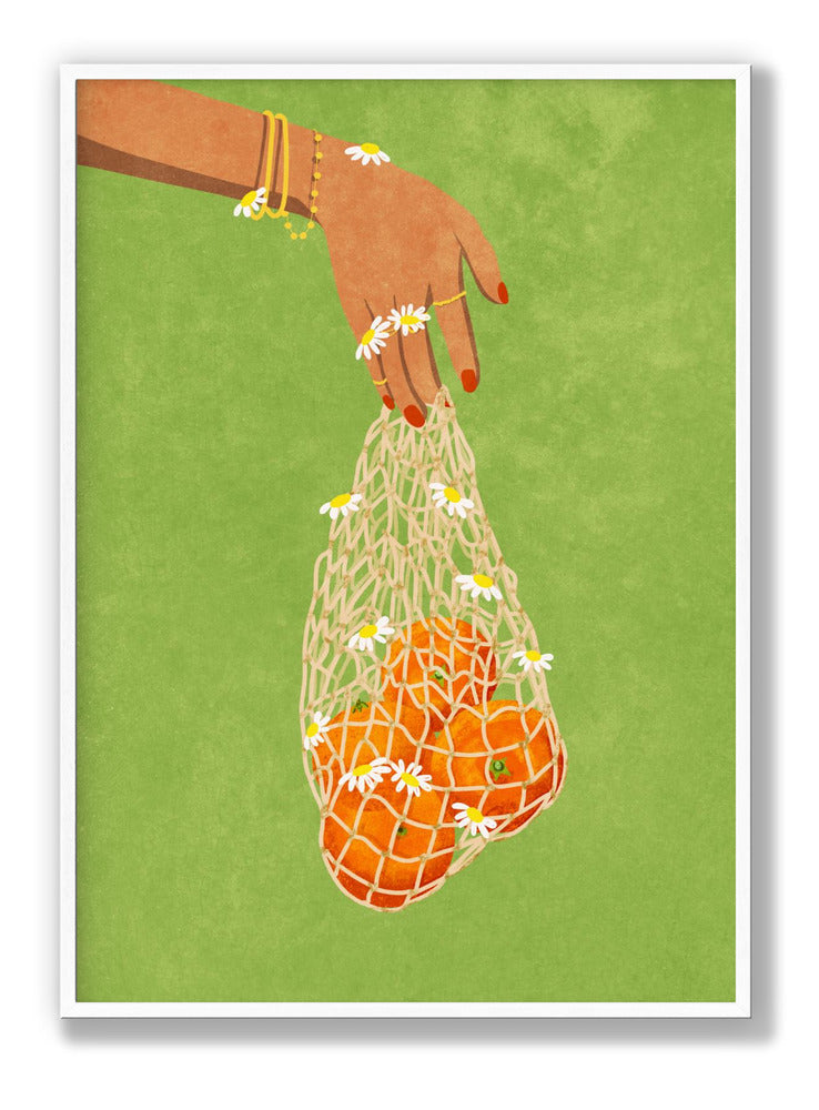 Poster Frische Orangen