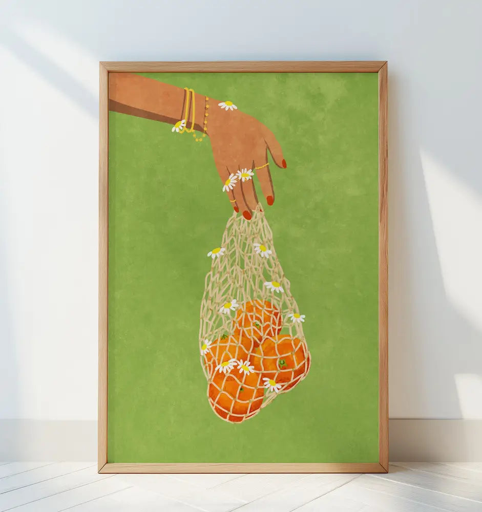 Fresh Oranges Plakat