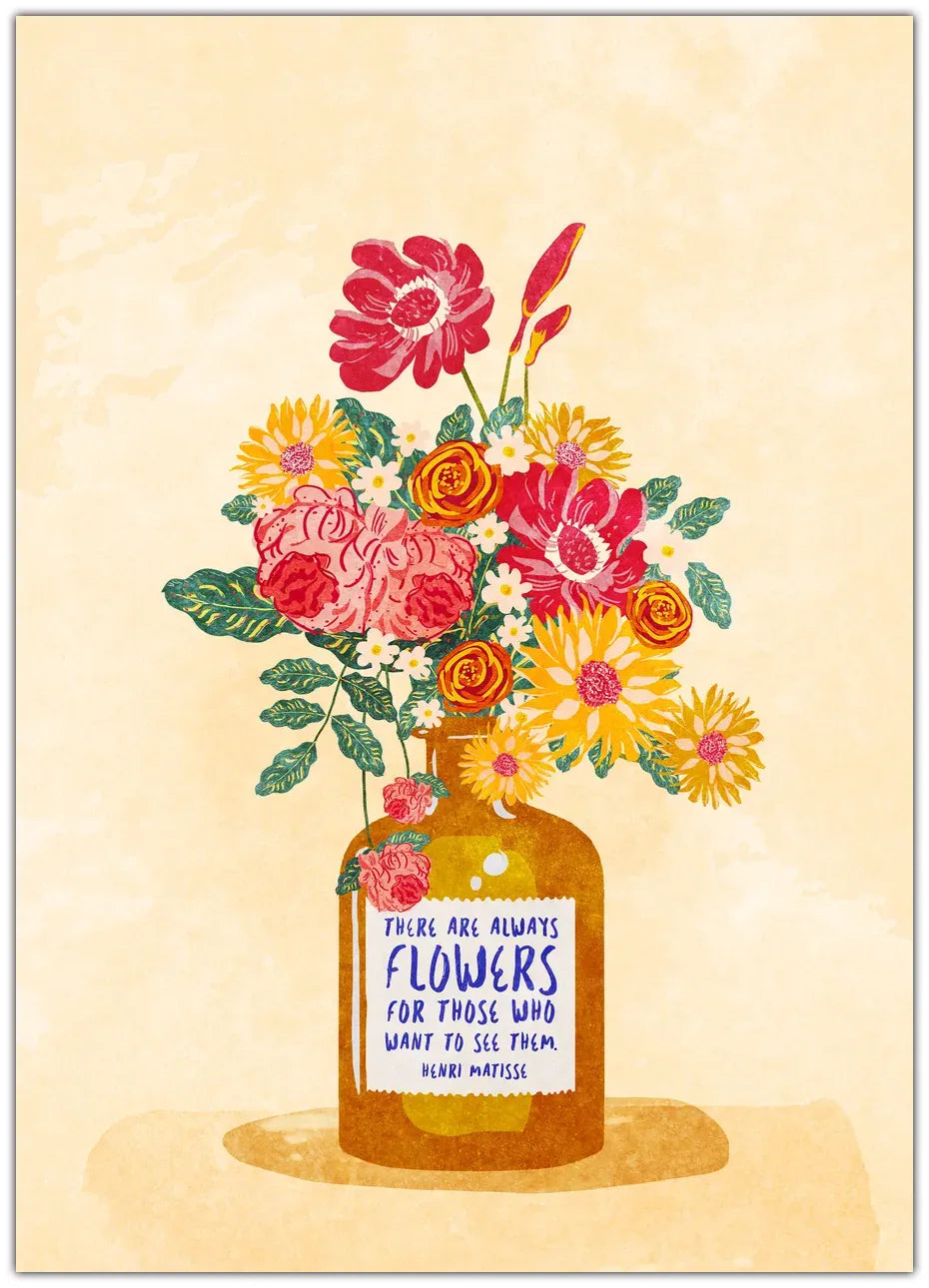 Always flowers Plakat