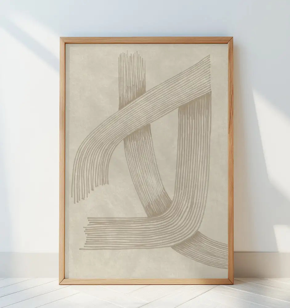 Abstract Sophisticated Line 01 Plakat
