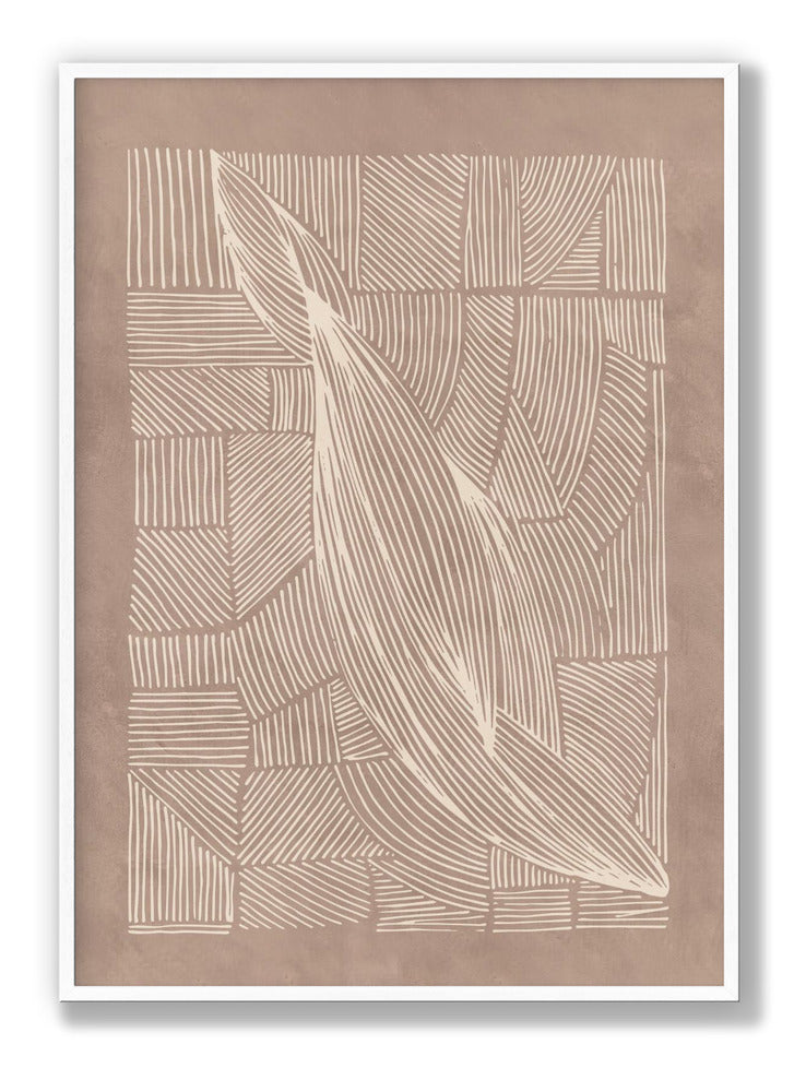Abstract Irregular Lines Plakat