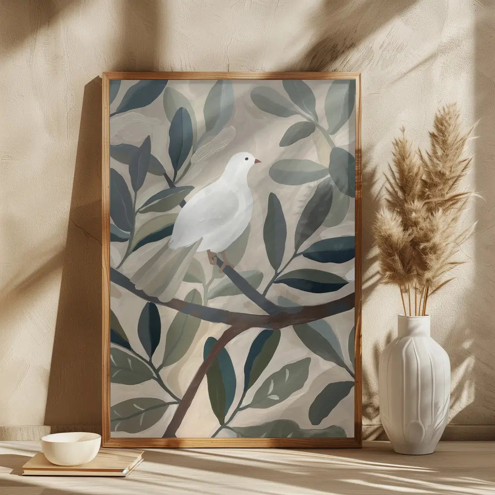 Dove In Tree Plakat