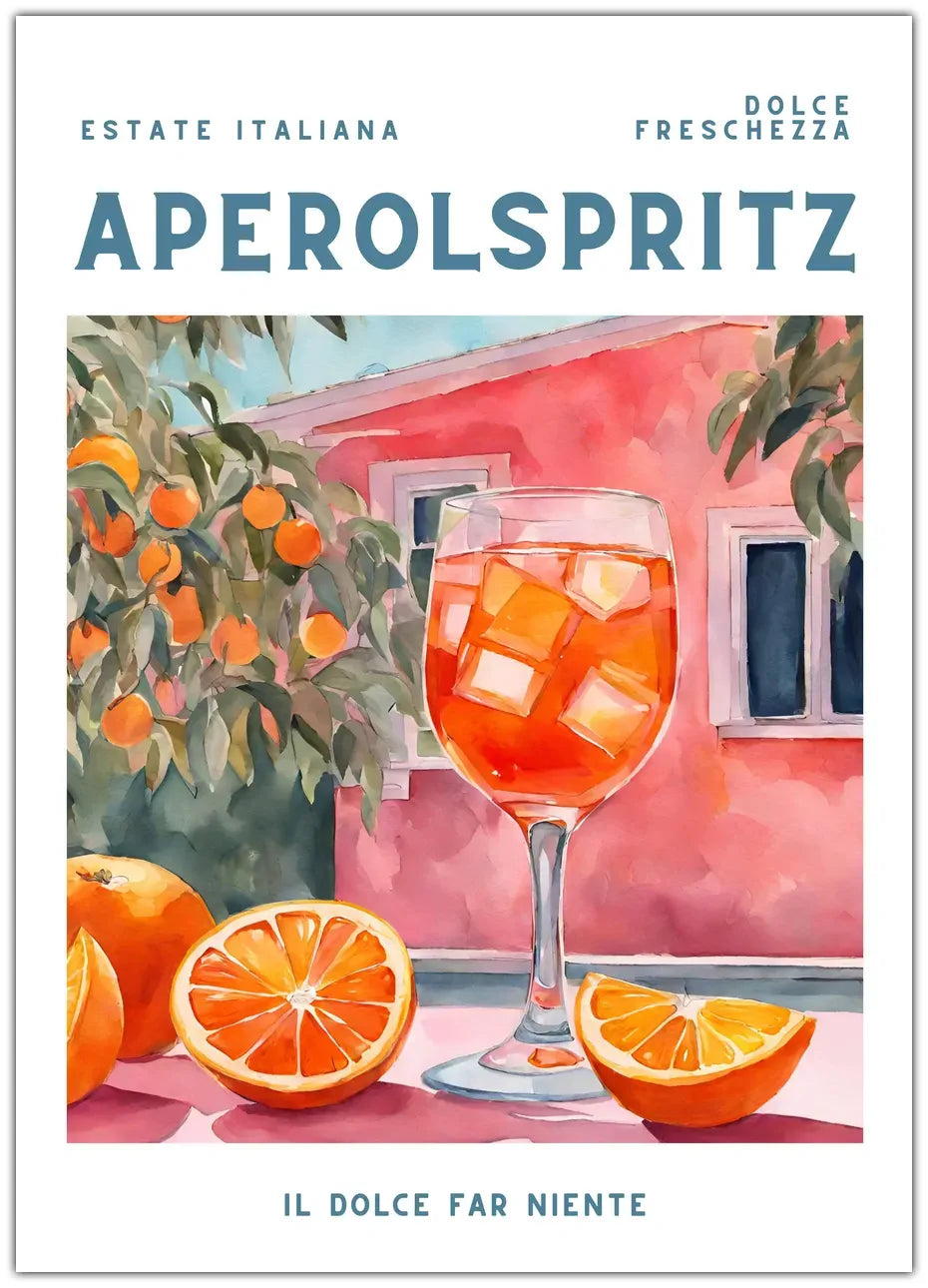Aperol Spritz Summer Plakat