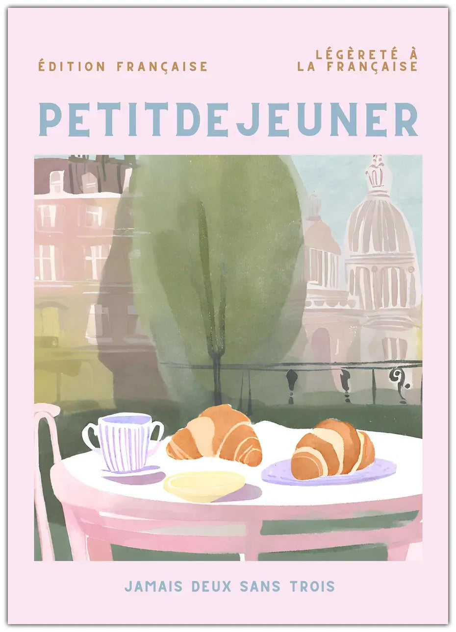Petit Dejeuner Plakat
