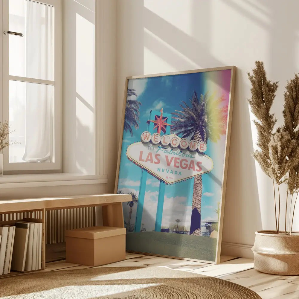 Vegas Sign Vintage Plakat