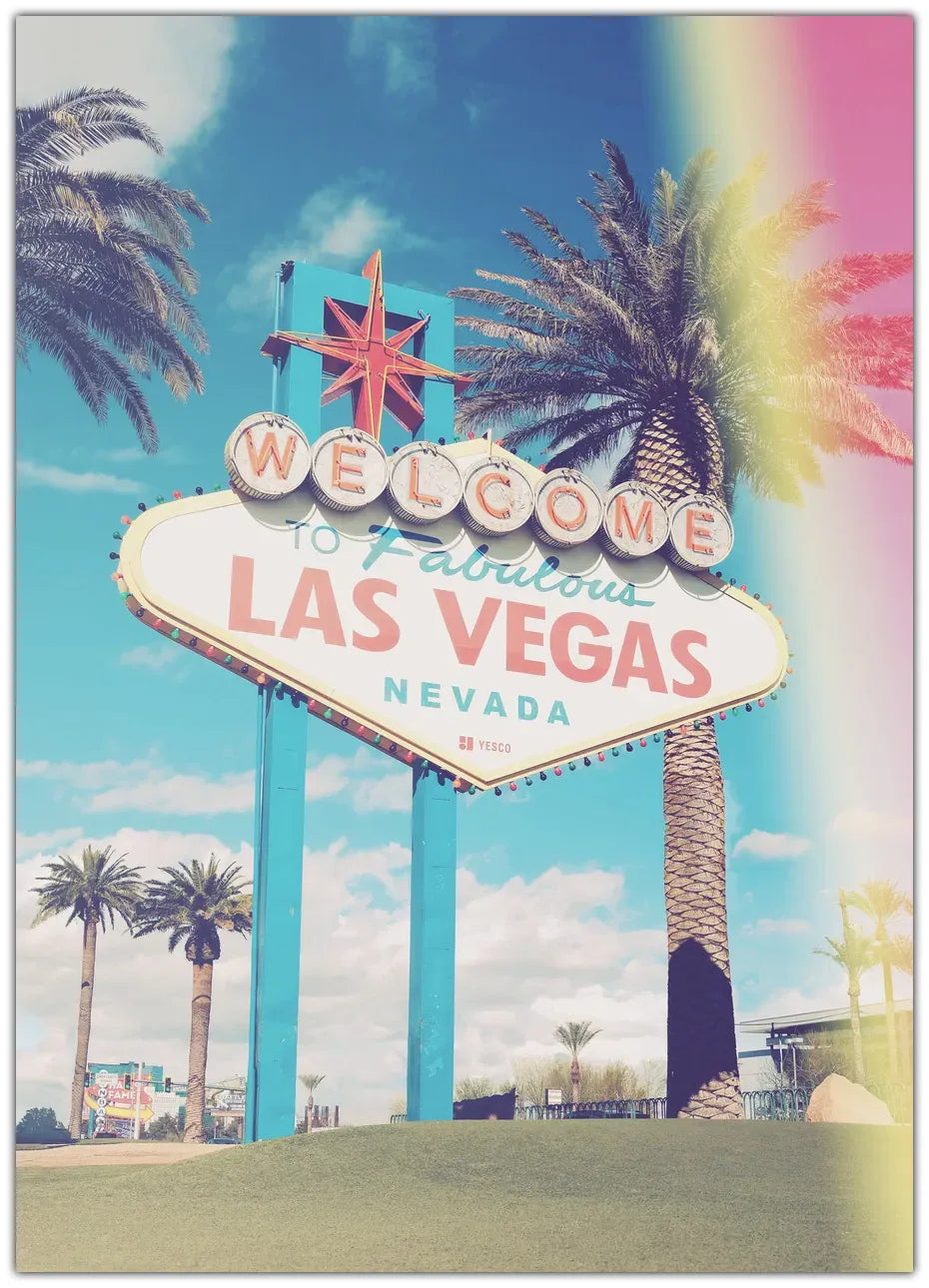 Vegas Sign Vintage Plakat