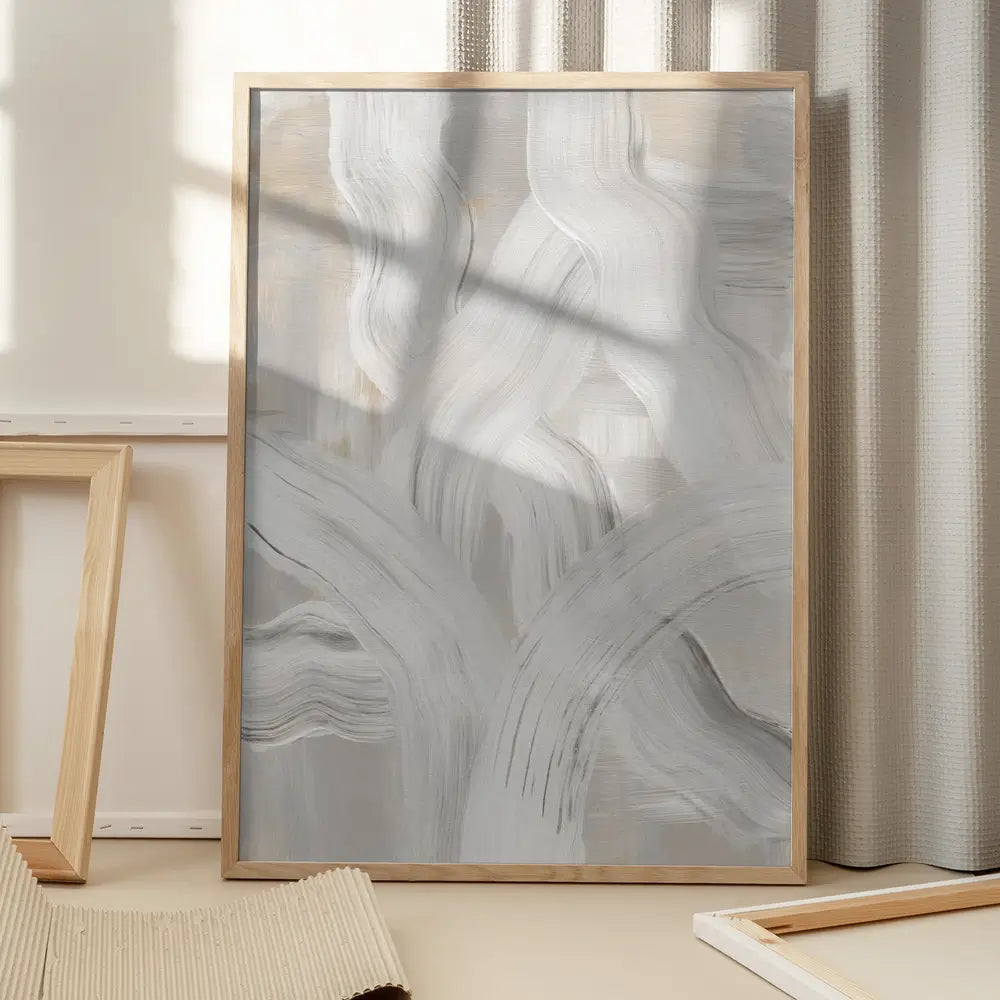 Abstract Brush Strokes 126 Plakat