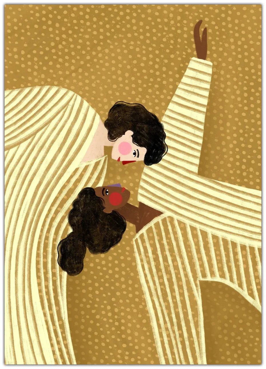 Two Line Women Plakat