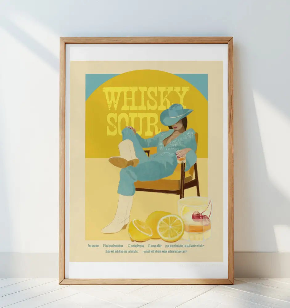 Jlr Cocktails Whiskysour Plakat