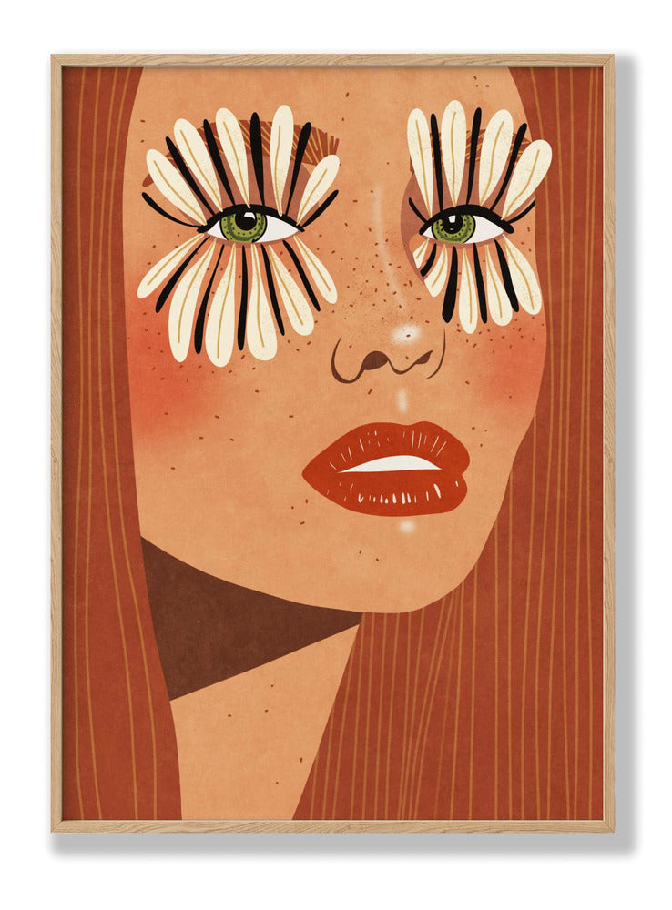 Flower Eyes Plakat