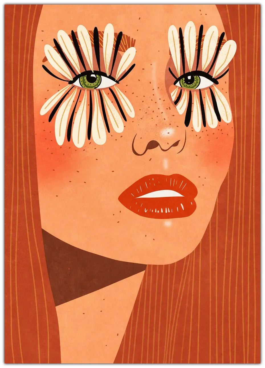 Flower Eyes Plakat