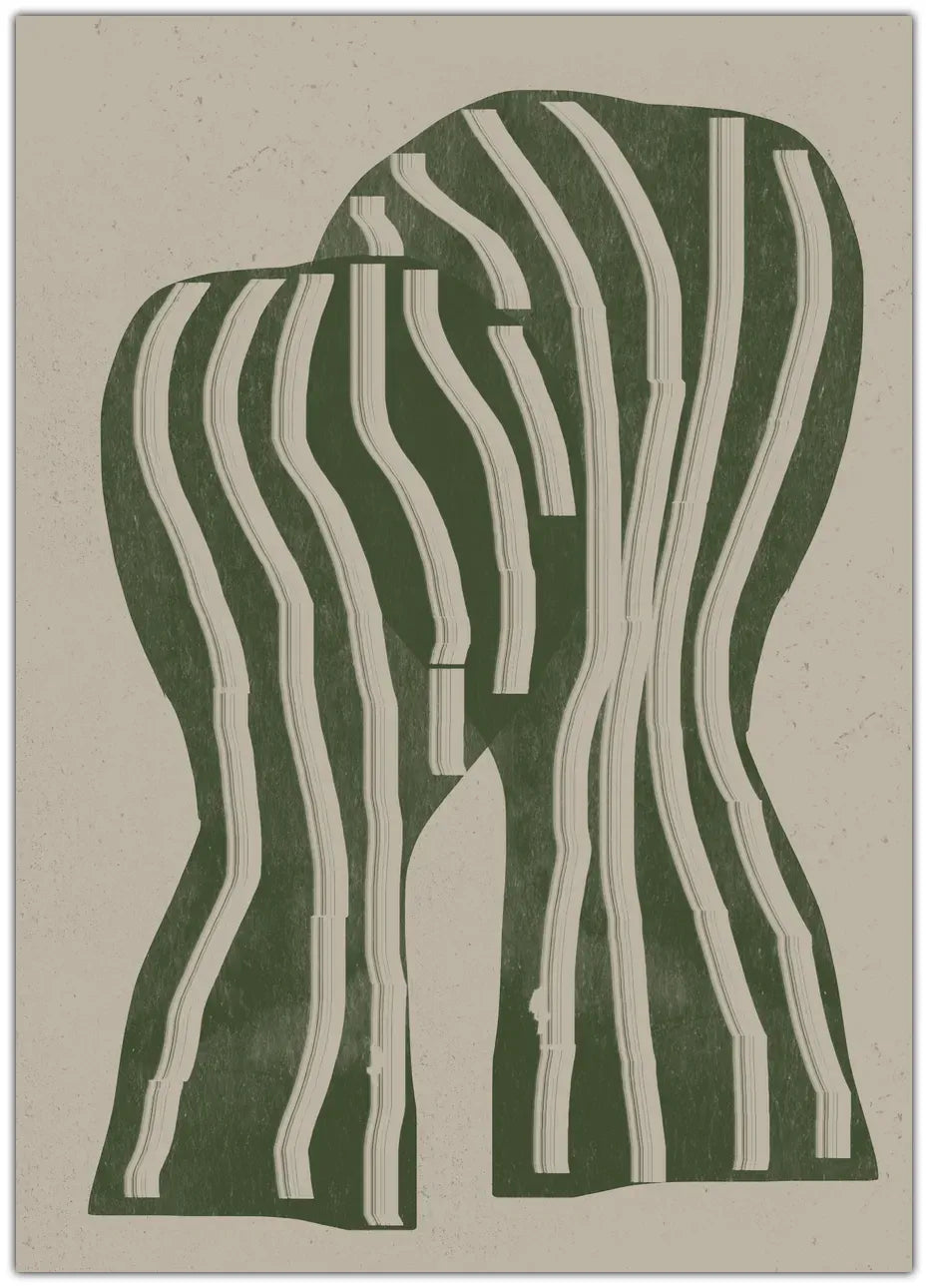 Abstract Kiss Plakat