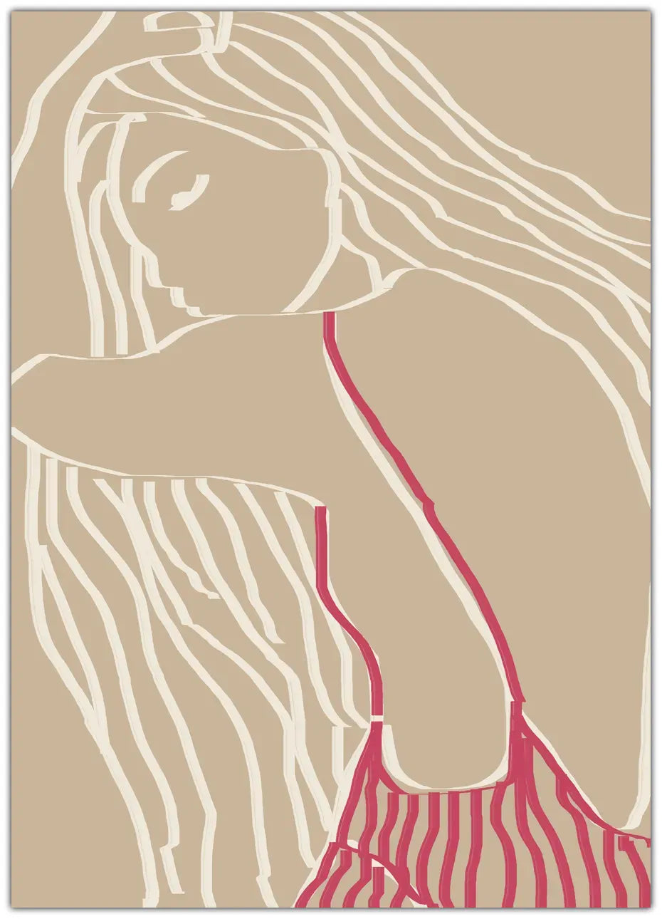 The summer girl Plakat