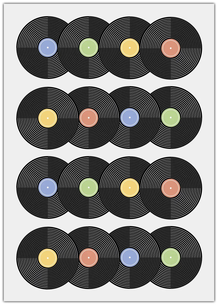 Vinyl Pattern 1 Plakat