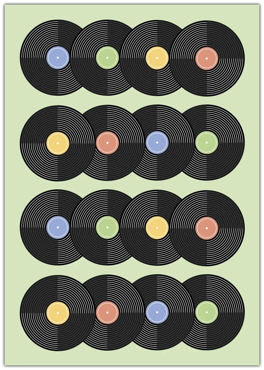 Vinyl Pattern 2 Plakat