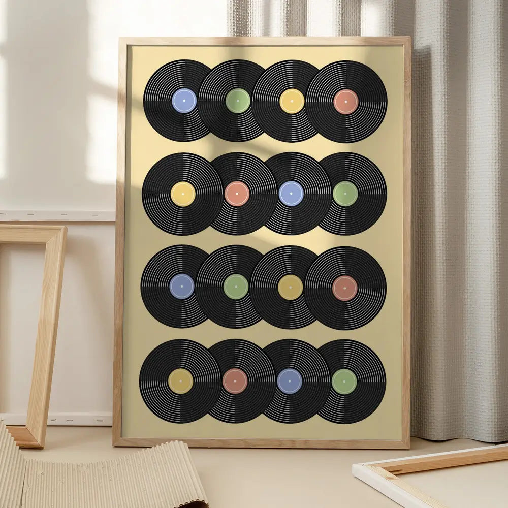 Vinyl Pattern 3 Plakat
