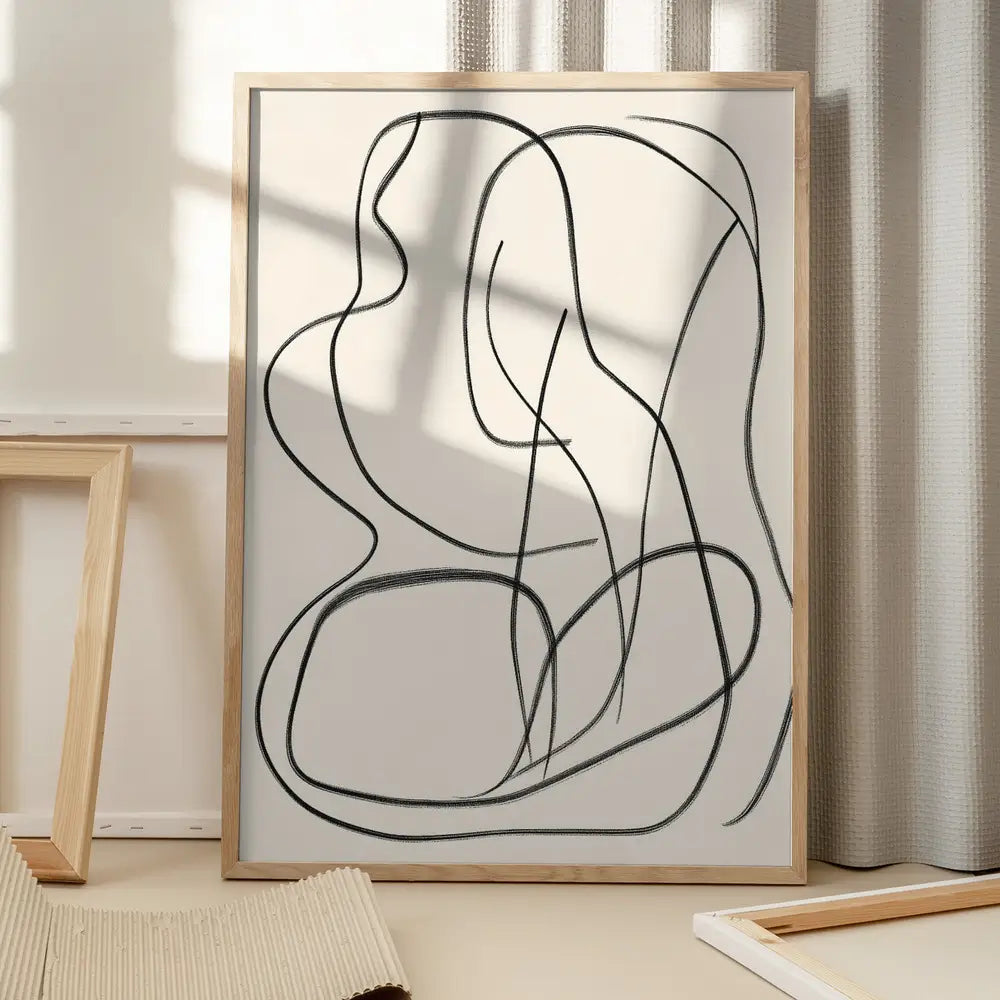 Abstract Scribble No4 Plakat