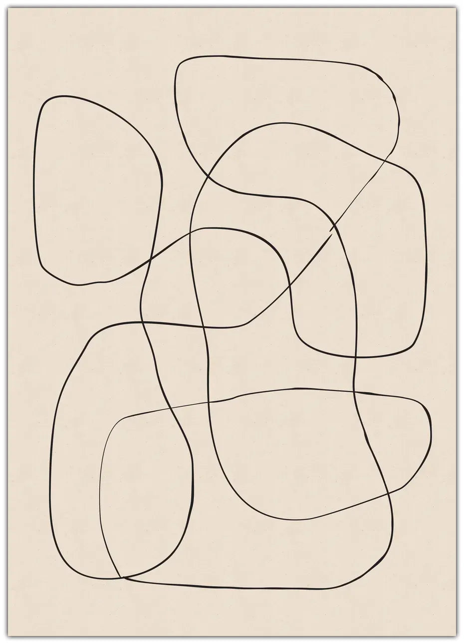 Abstract Scribble No3 Plakat