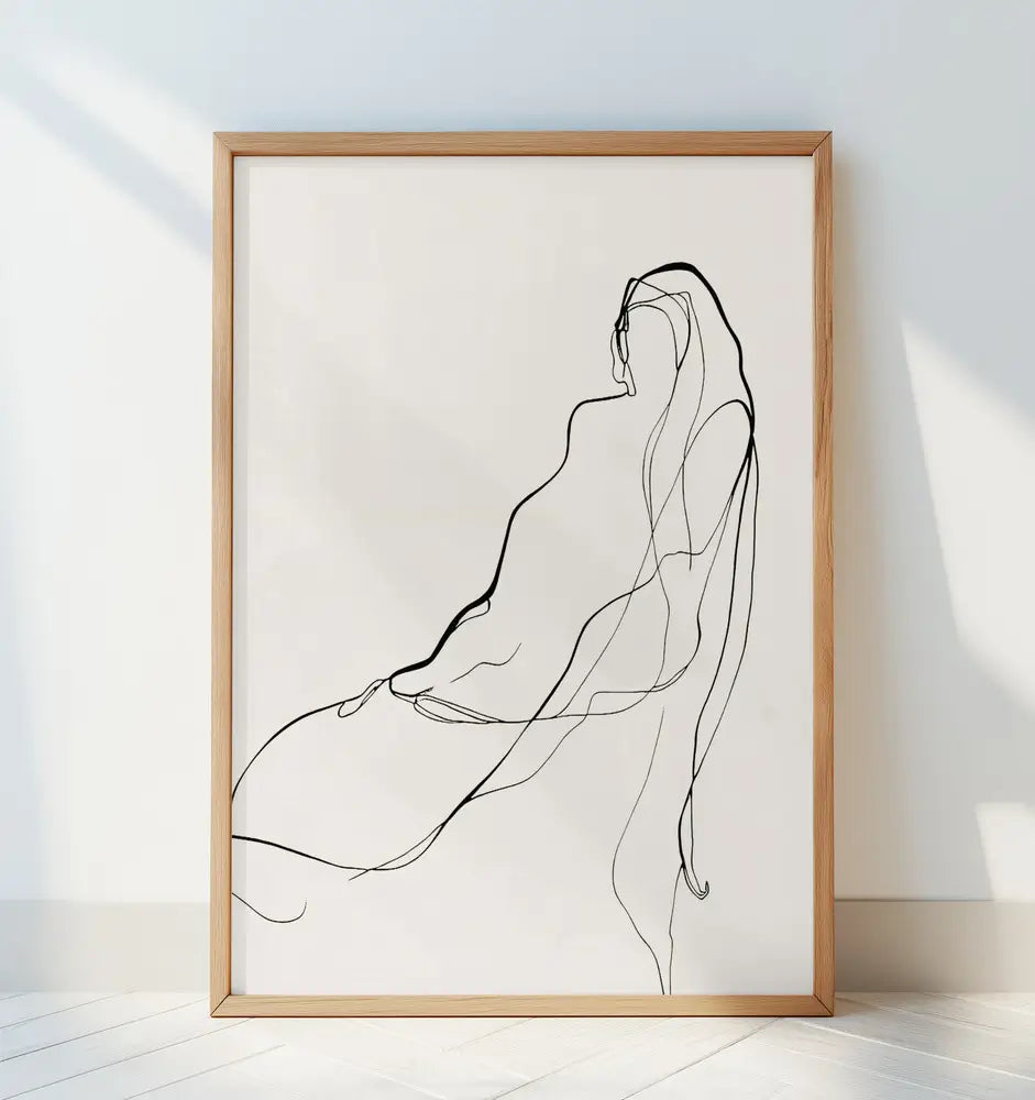 Life Drawing Sketch 3 Plakat