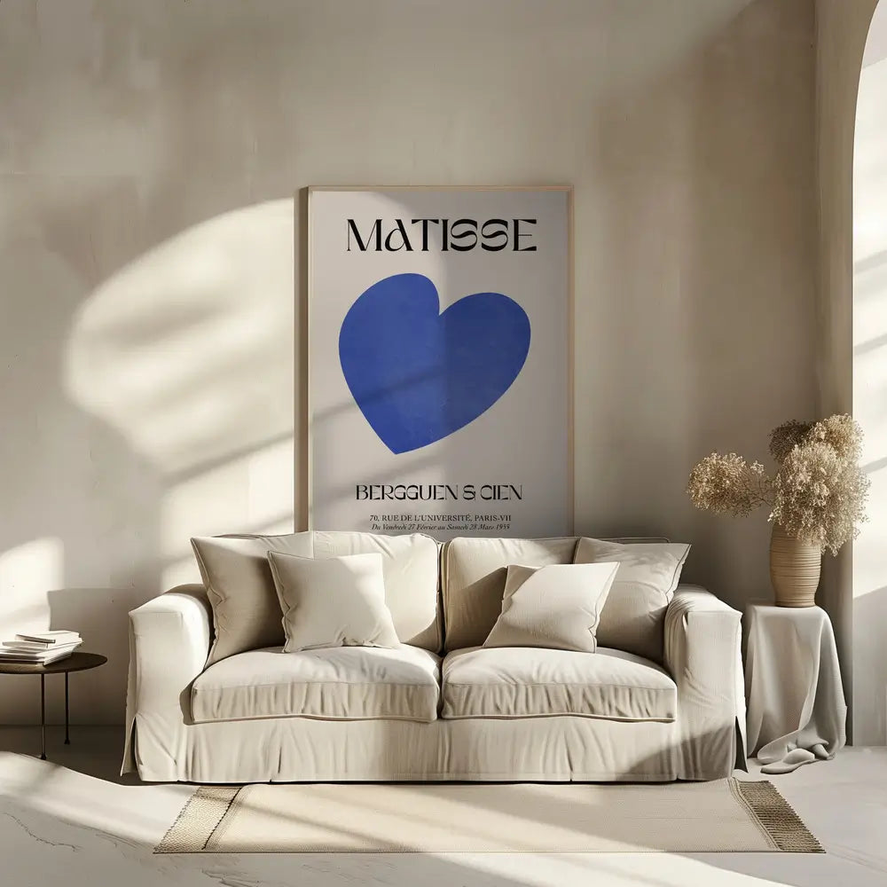 Blue Heart Plakat