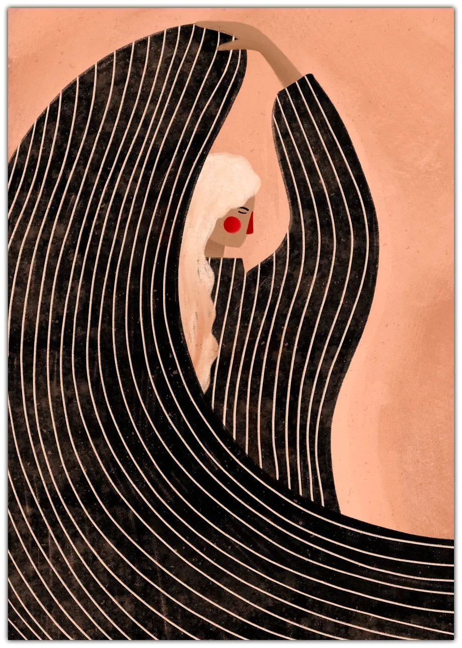 The Woman With the Black Dress Plakat