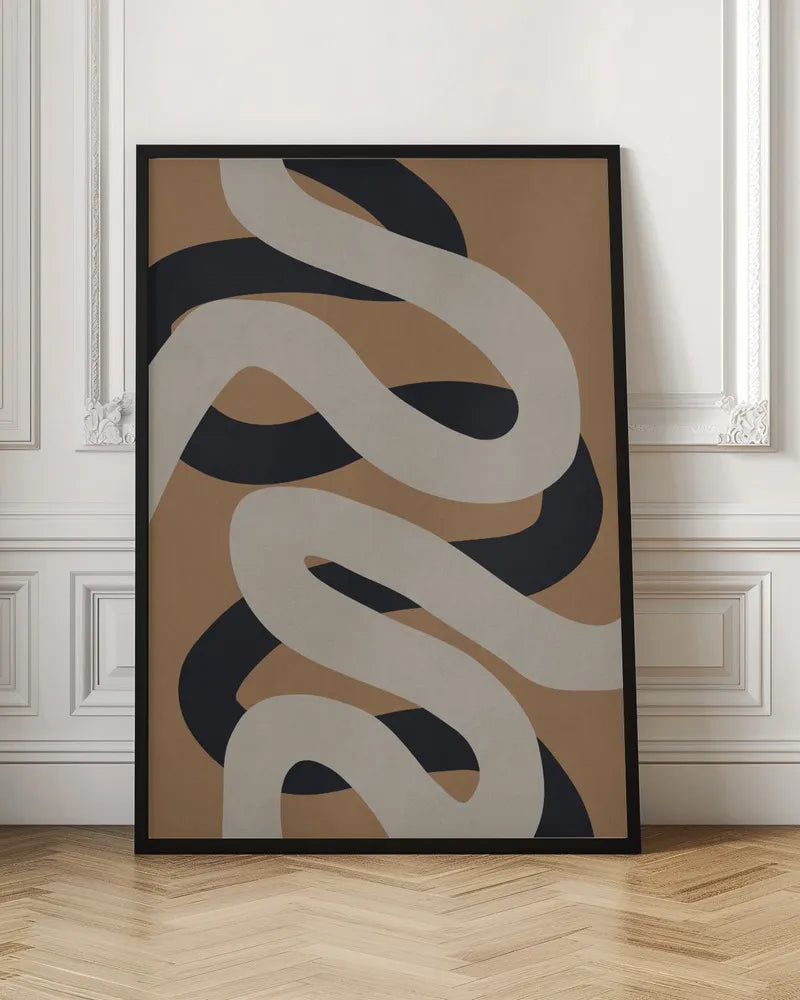 Brown and black art 5 Plakat