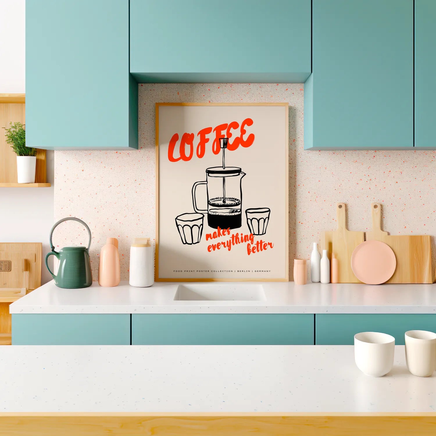 Coffee Is Better Plakat