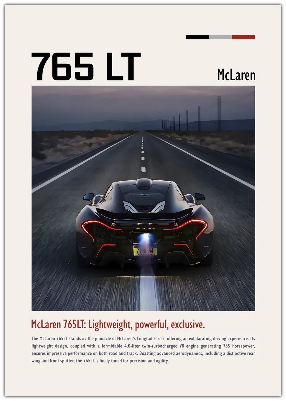 McLaren 765LT 2 Plakat