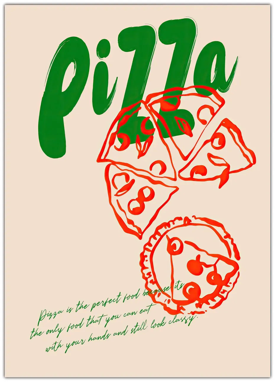 Pizza Plakat