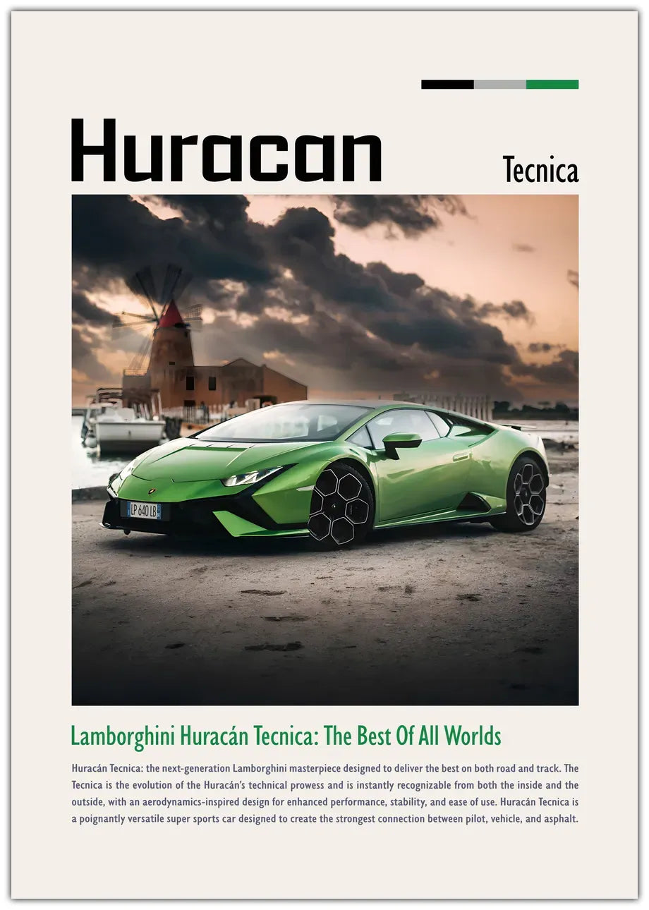 Lamborghini Huracan Plakat