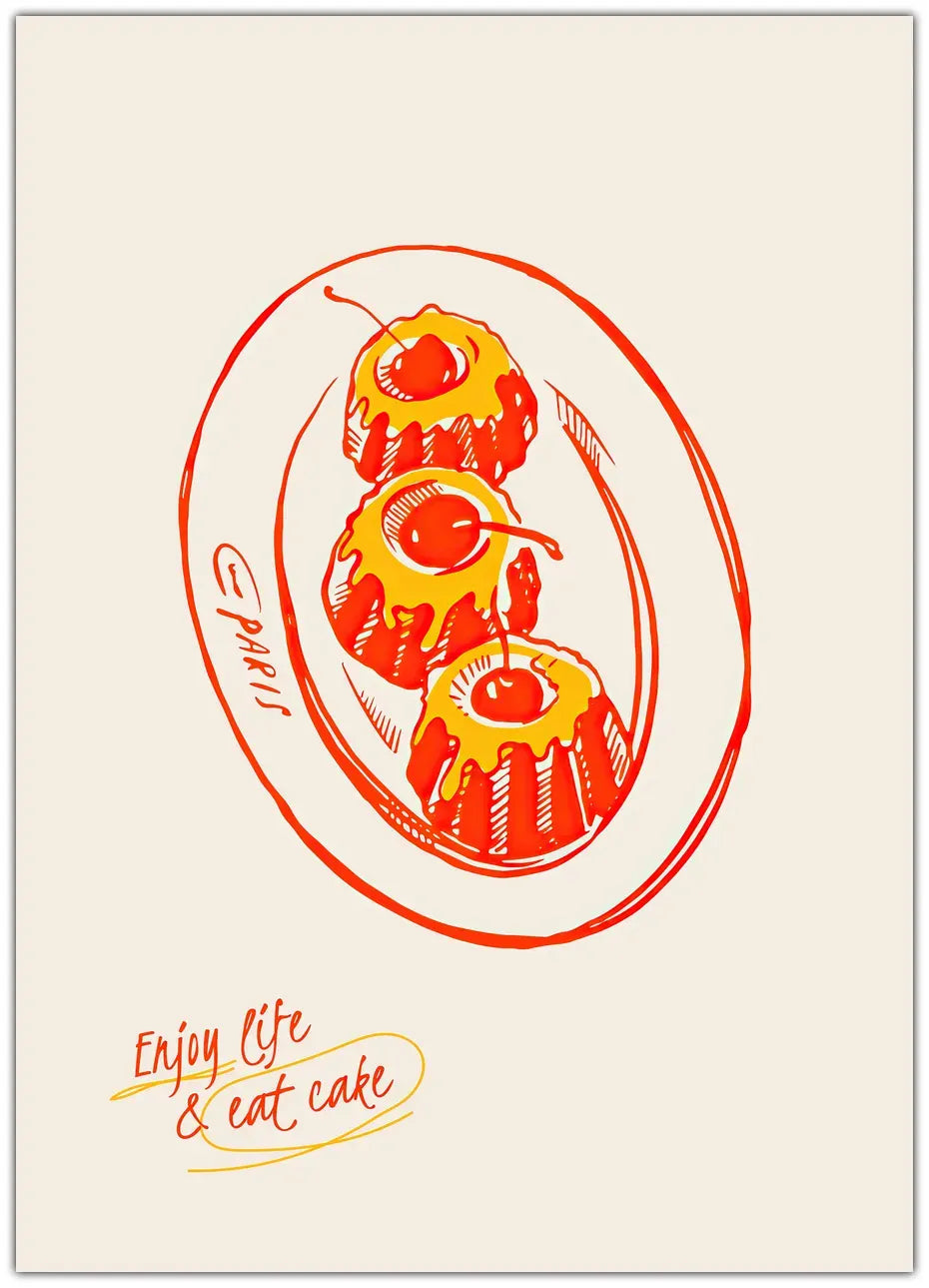 Eat Cake Plakat