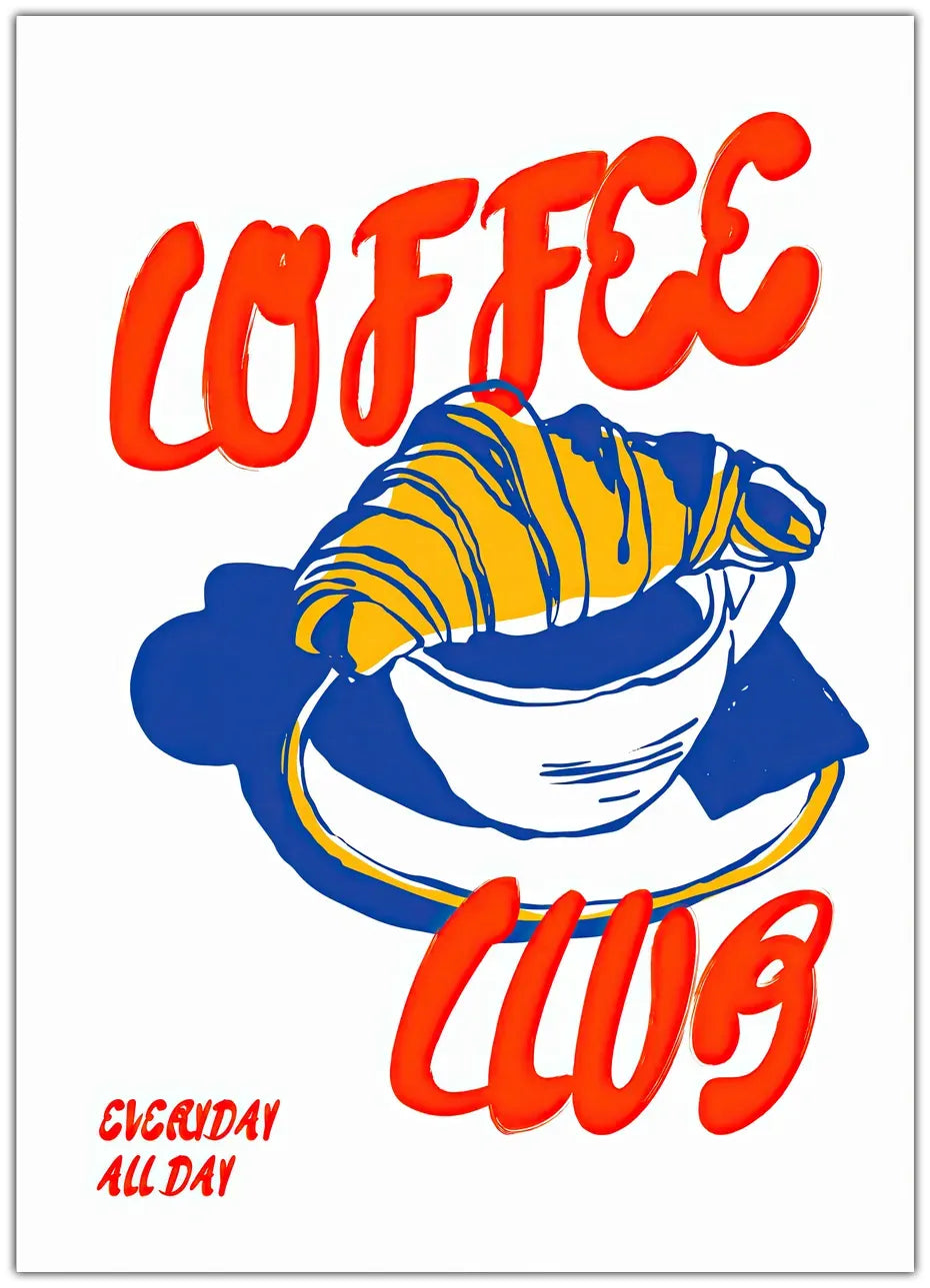 Coffee Club Plakat