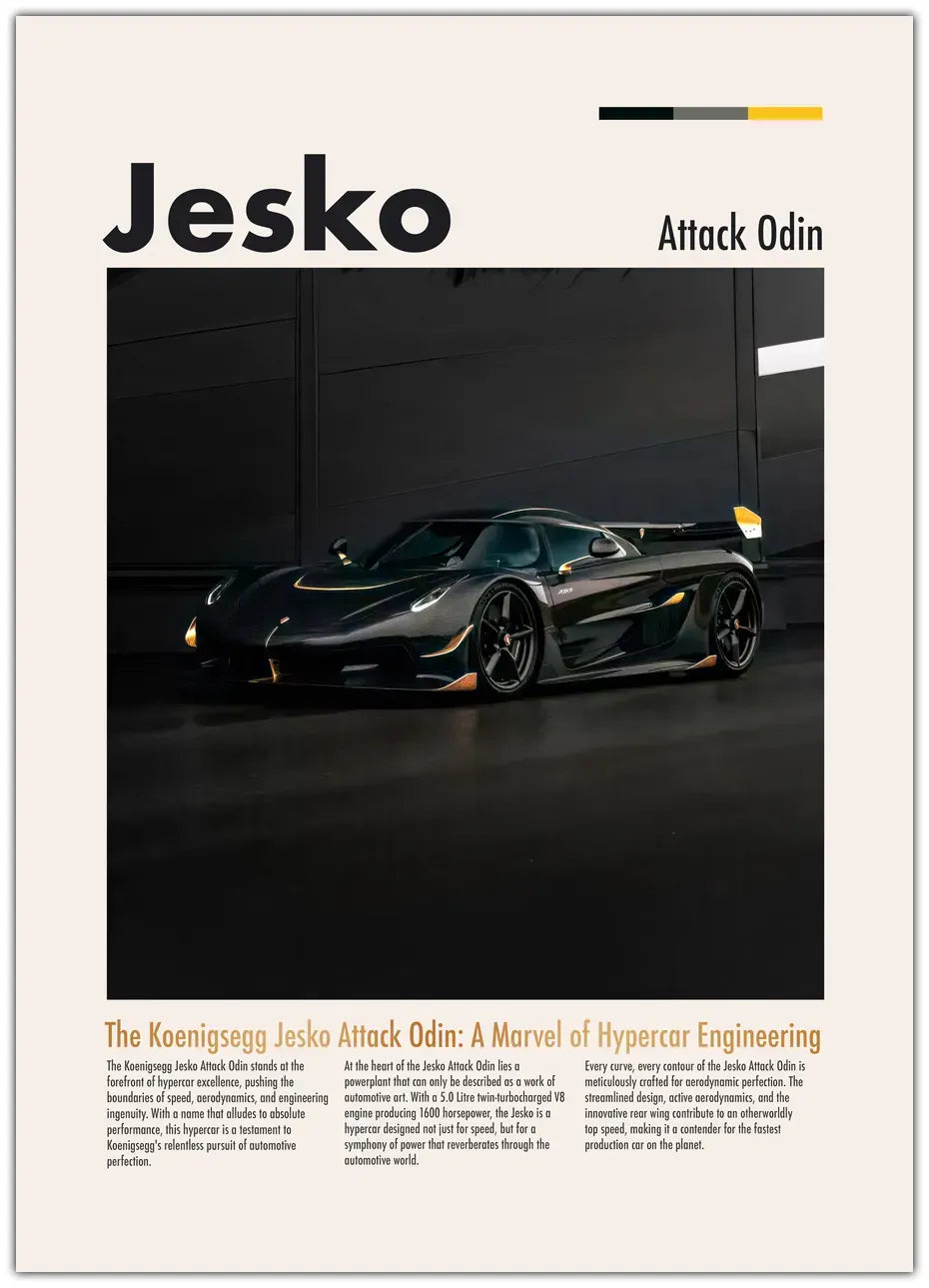 Koenigsegg Jesko 2 Plakat