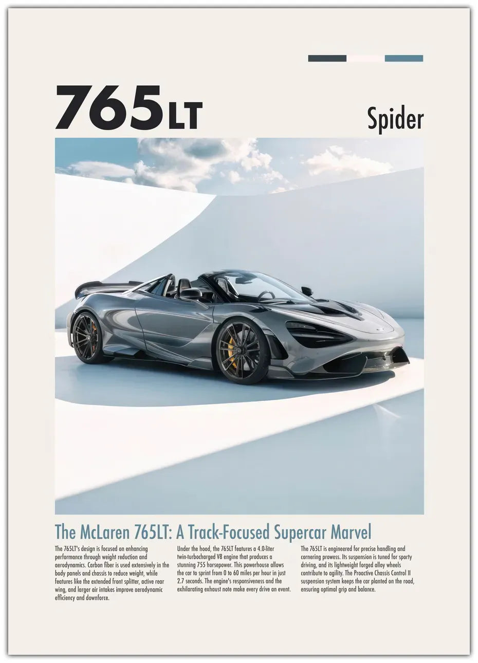 McLaren 765LT Plakat