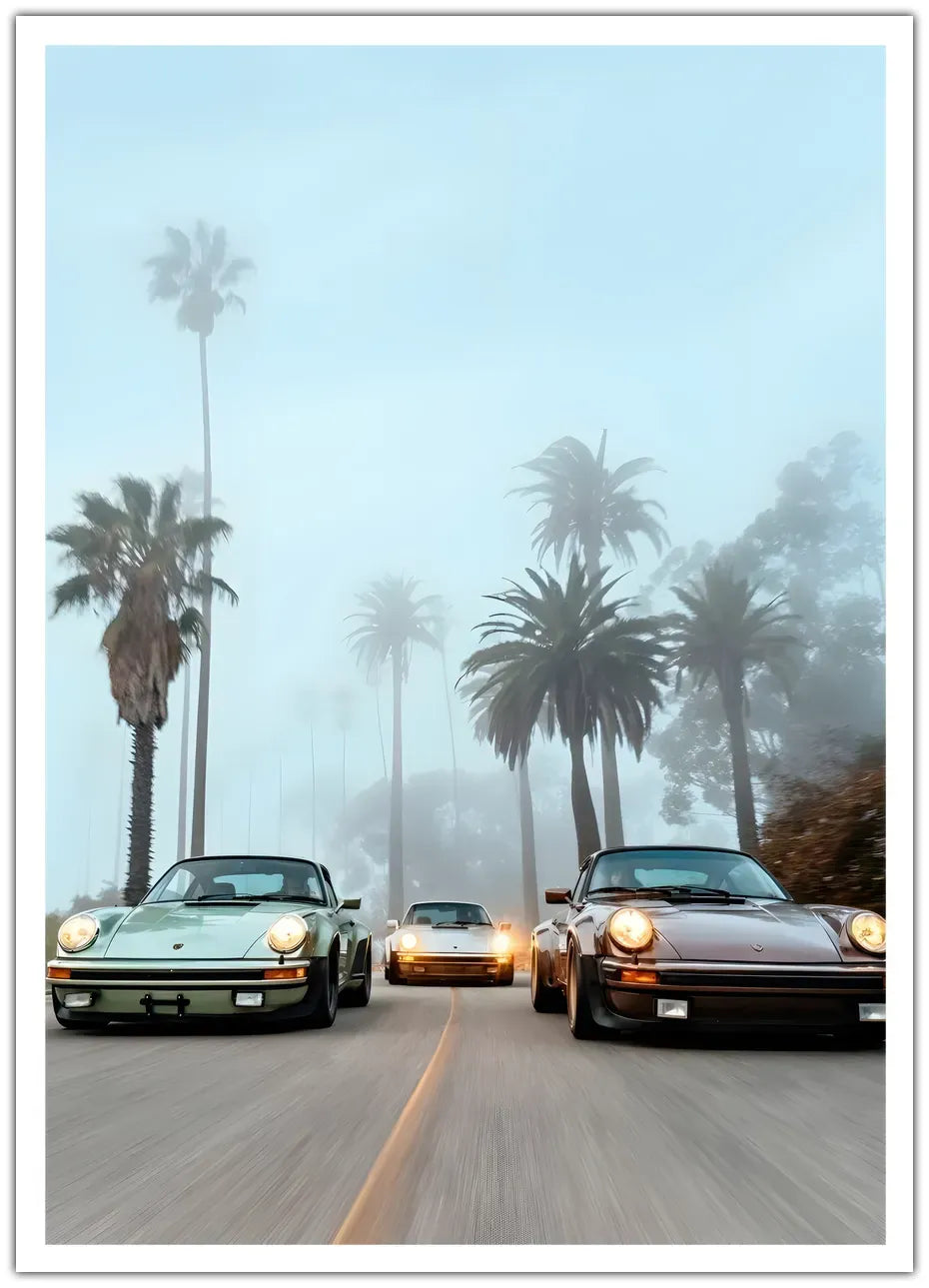 Porsche Vintage Plakat
