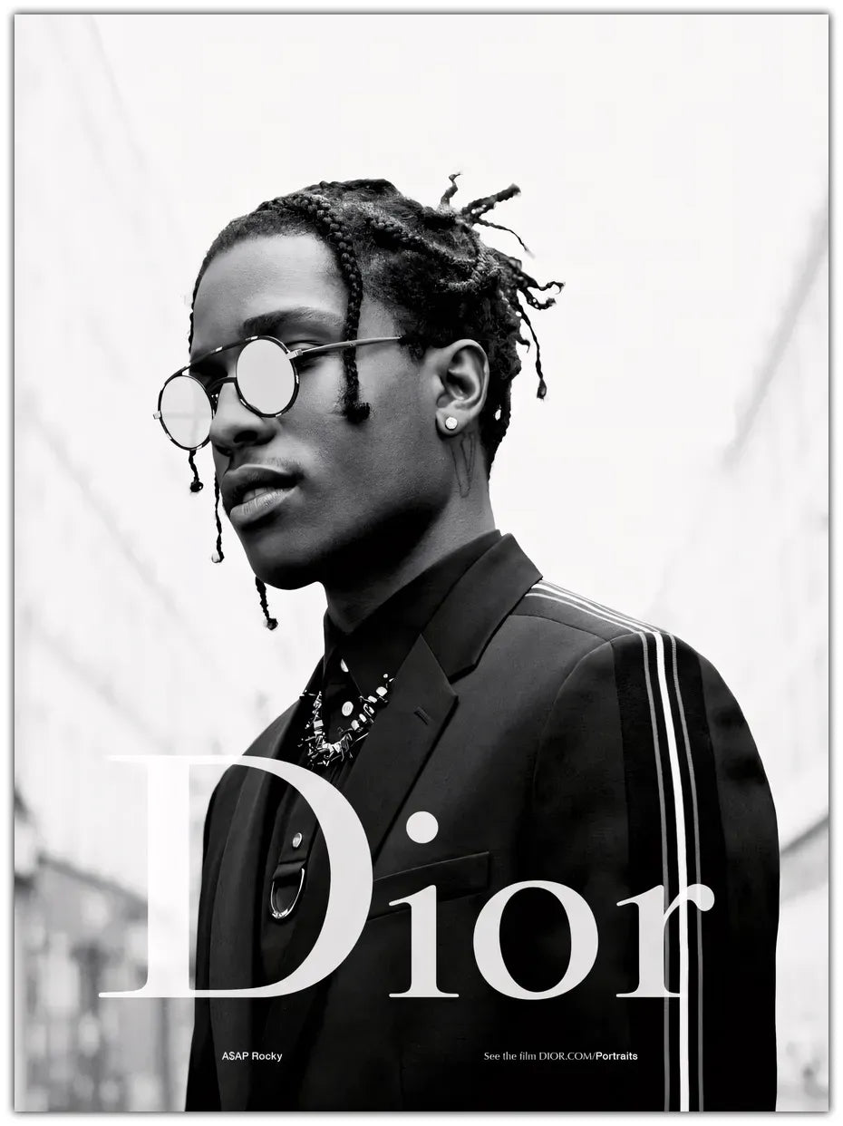 Asap Rocky x Dior Plakat