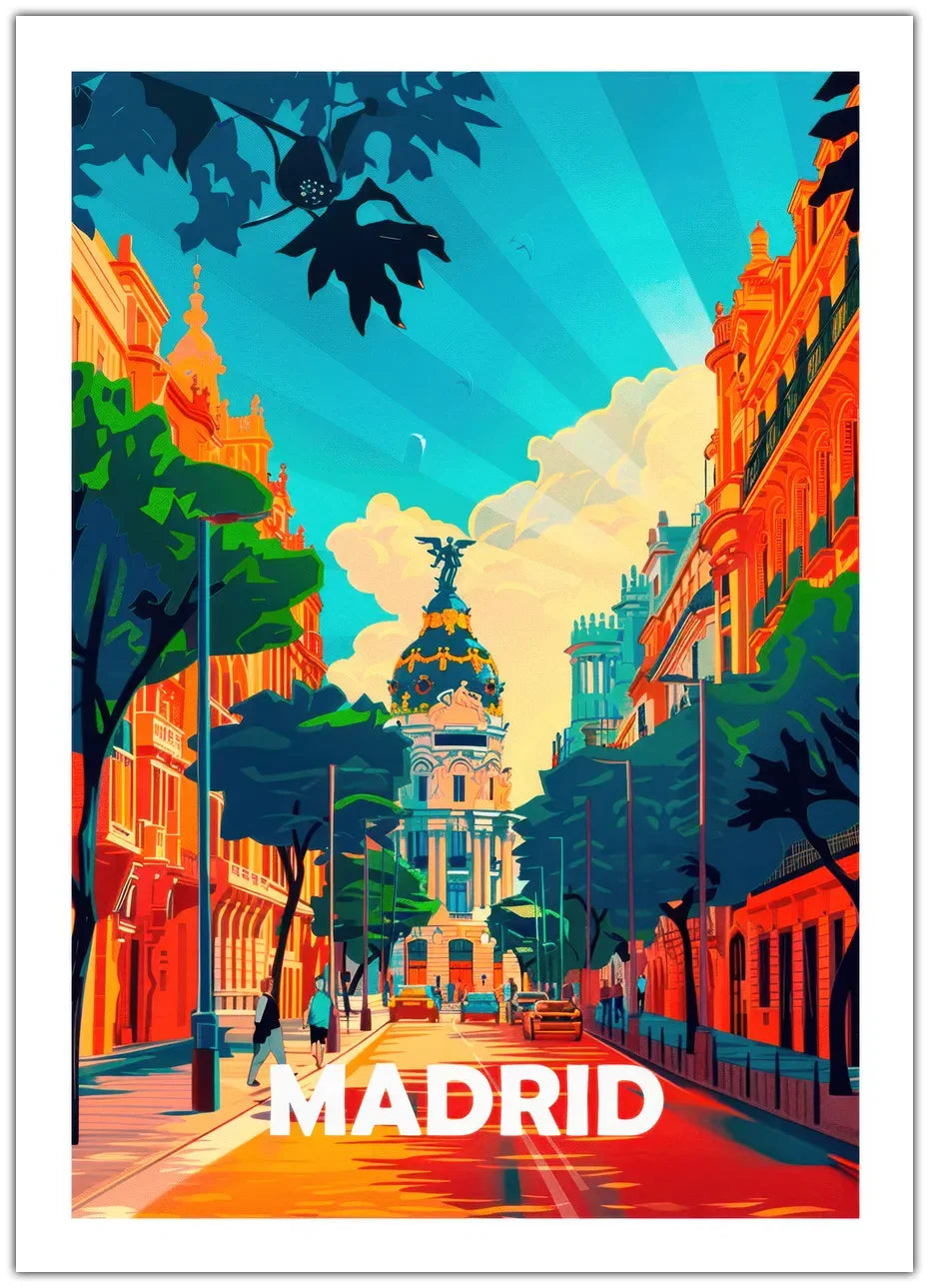 Madrid Plakat