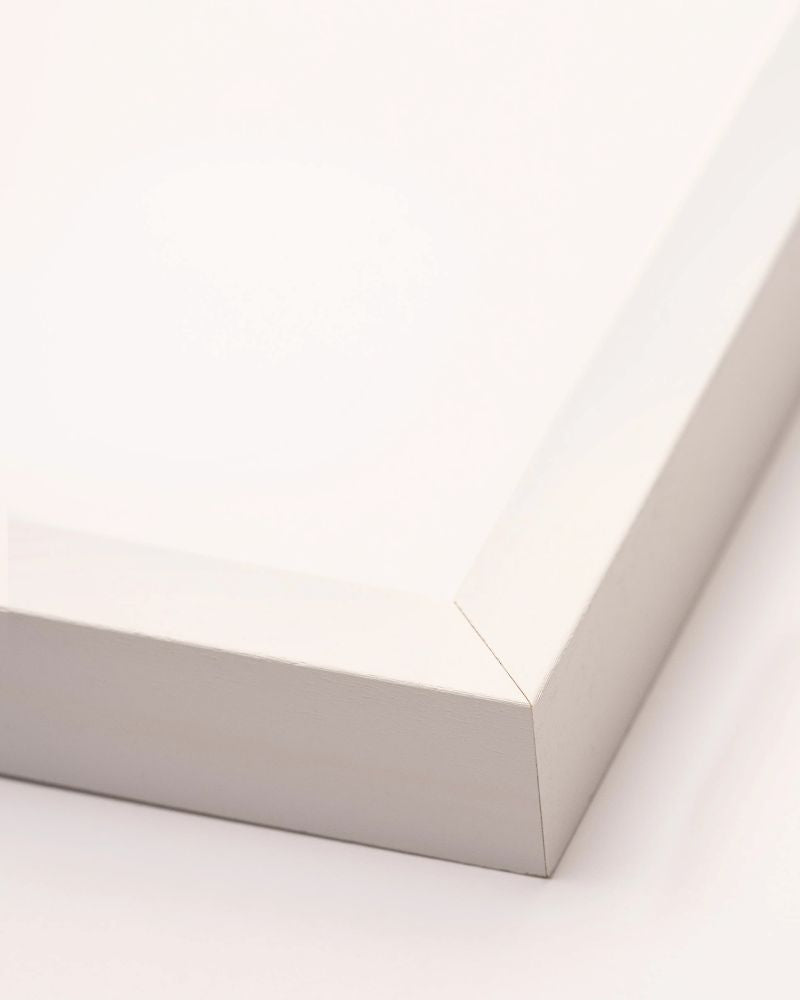 Hvid ramme - 50x70 cm