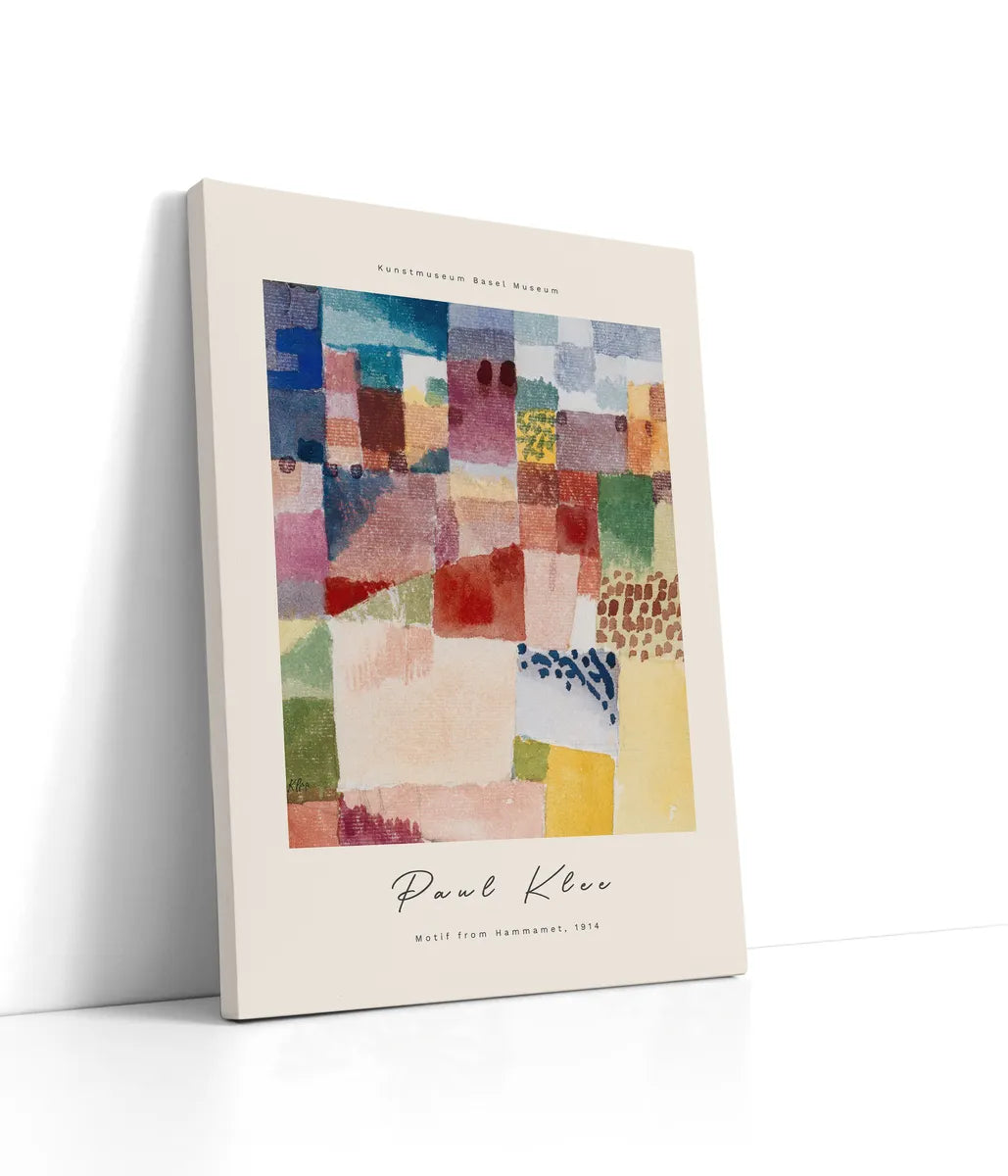 Paul Klee - Motif From Hammamet Lærred